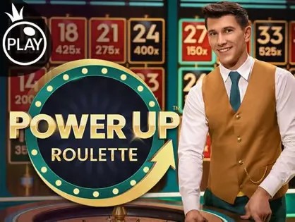 Try Power UP Roulette slot by Pragmatic Play on leon777.fr – logo image