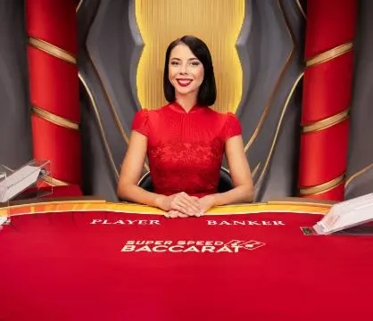 Super Speed Baccarat casino game by Evolution – featured logo at Leon Casino